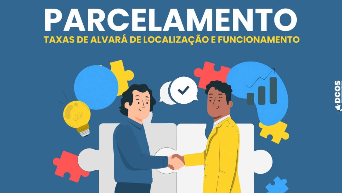 Parcelamento Taxas de Alvará