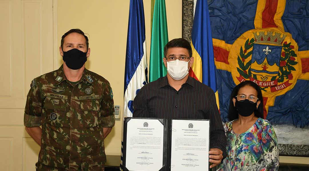 Termo de Posse de Presidente da Junta de Serviço Militar de Alegre