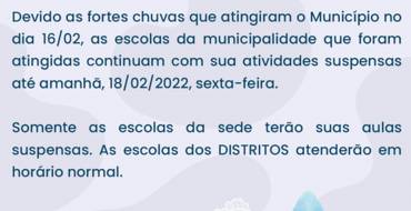 Comunicado aulas