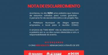 Nota de Esclarecimento