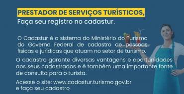 Faça seu Registro no Cadastur