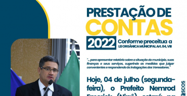 Prestação de contas 2022