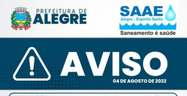Comunicado Falta de Abastecimento – SAAE