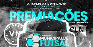 Premiações – Campeonato Municipal de Futsal