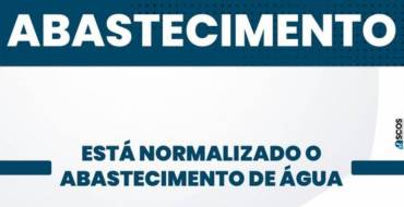 Normalizado o Abastecimento de Água