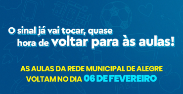 Hora de Voltar as Aulas