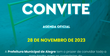 🎉 Convite Especial da Prefeitura de Alegre 🎉