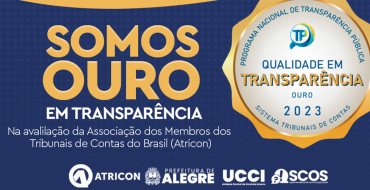 SOMOS OURO EM TRANSPARÊNCIA