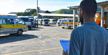 Veículos de transporte escolar passam por inspeção