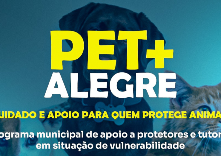 Abre cadastramento para o Programa Pet + Alegre de apoio a protetores de animais