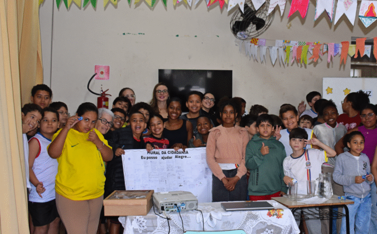 Programa Pequenos Cidadãos, Grandes Ideias realiza ação educativa com estudantes da EMEF “Professor Lellis”